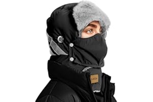 Sukeen Trapper Hat Ushanka Winter Hats for Women Men Windproof Waterproof Warm Hat with Ear Flaps for Cold Weather Outdoor