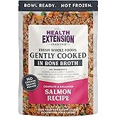 Health Extension Gently Cooked Grain-Free Salmon Dog Food, Human-Grade & Shelf-Stable with Superfoods, Supports Digestion, Immunity, Skin & Coat, 9 oz Pouch (Pack of 1)