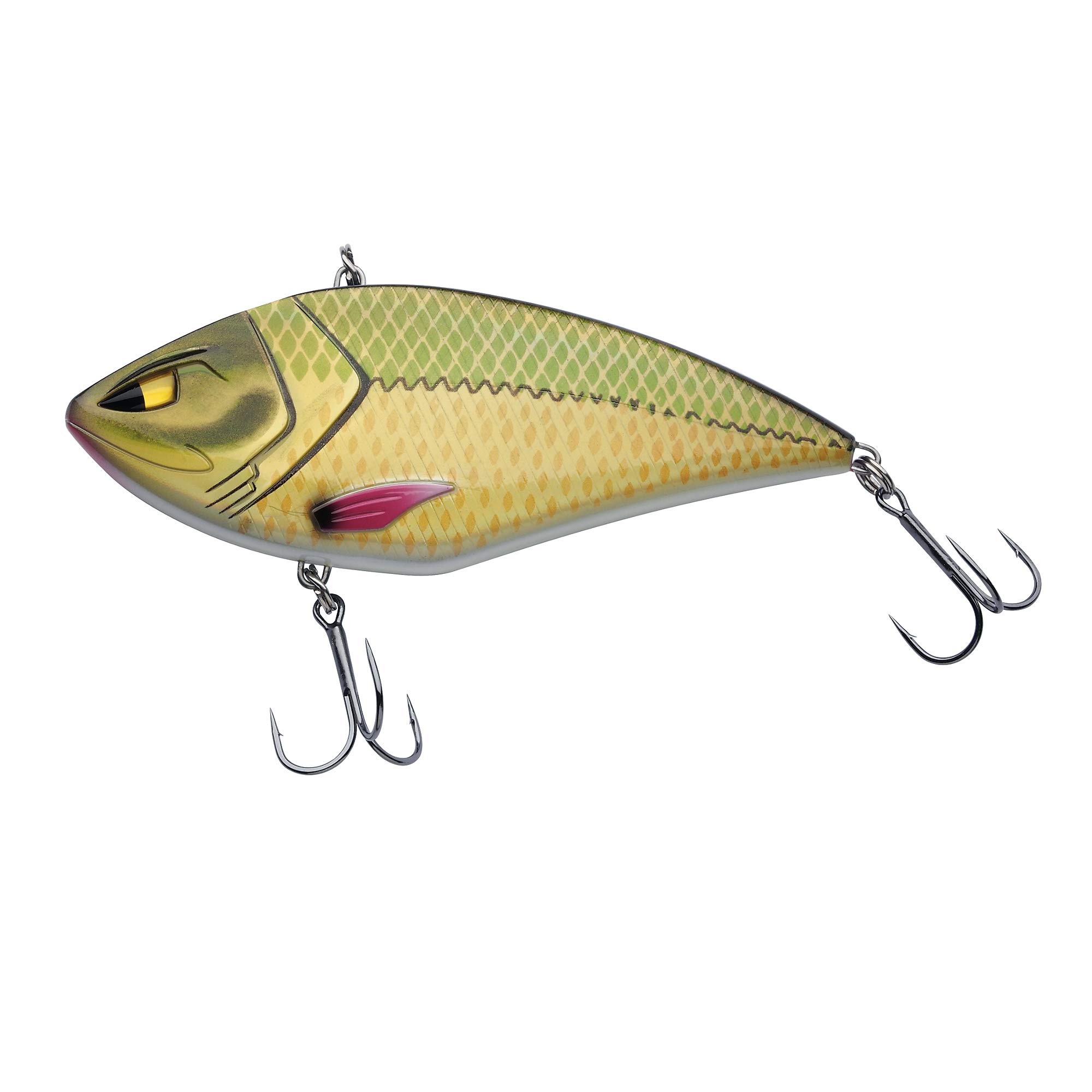 Berkley Zilla Lipless, Fishing Hook, Hard Lure, Fast Sinking Jerkbait / Crankbait with with extreme Loud Rattle, Fusion 19 Treble Hooks - Lead Free PredatorFishing, Pike, Unisex, Perch, 46g | 11cm