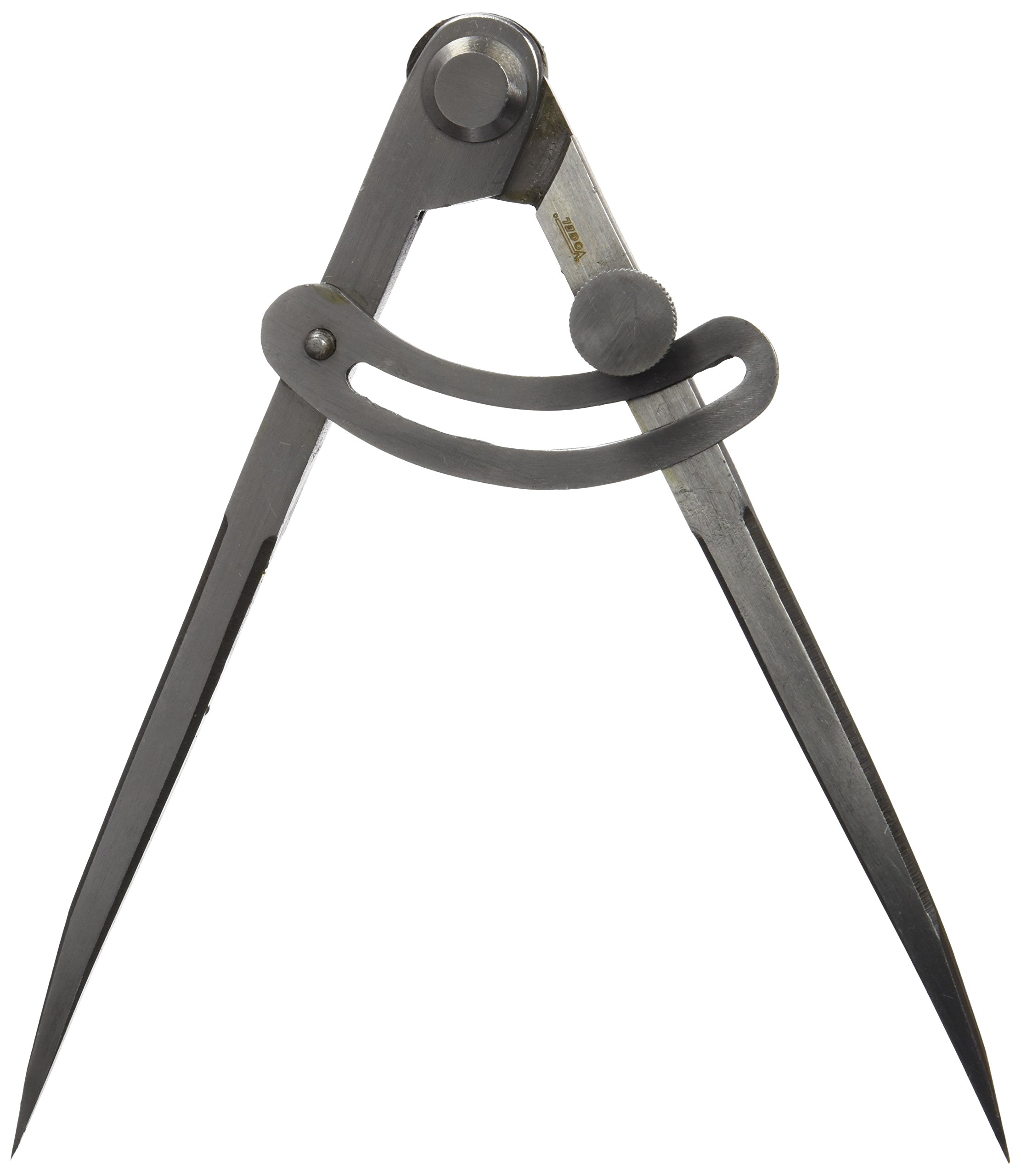 VOGEL 302412 - Compás de bisagra de puntas con cuadrante DIN 6486 - Medida 150 mm