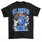 Amon-Ra St. Brown Cartoon Style Detroit Football T-Shirt