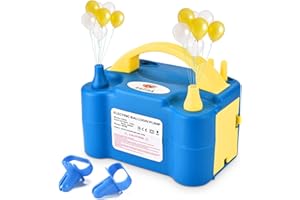 NuLink Balloon Pump Electric Portable Dual Nozzle Balloon Blower Pump Inflation for Decoration, Party