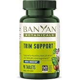 Banyan Botanicals Organic Trim Support &ndash; Metabolic Support &amp; Weight Management Supplement &ndash; with Guggulu &amp; Triphala for Digestive Fire &amp; Cleansing &ndash; 90 Tablets &ndash; USDA Organic