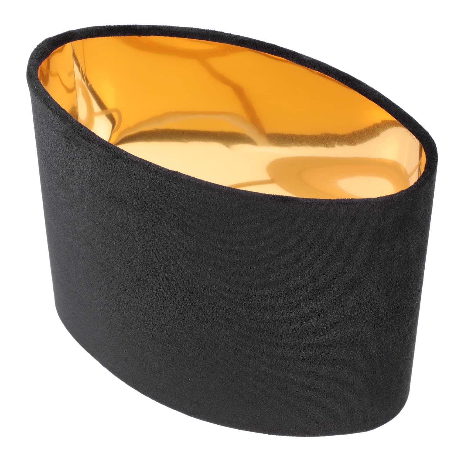 Photo 1 of KALLORY Cloth Lamp Shade Oval Shaped Clip-on Lamp Cover Shade Accessories for Table Floor Pendant Lamp Replacement