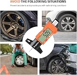 Preciva 2pcs Tyre Tread Depth Gauge 0-25.4mm Digital Large LCD UK view 7