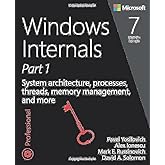 Windows Internals: System architecture, processes, threads, memory management, and more, Part 1 (Developer Reference)