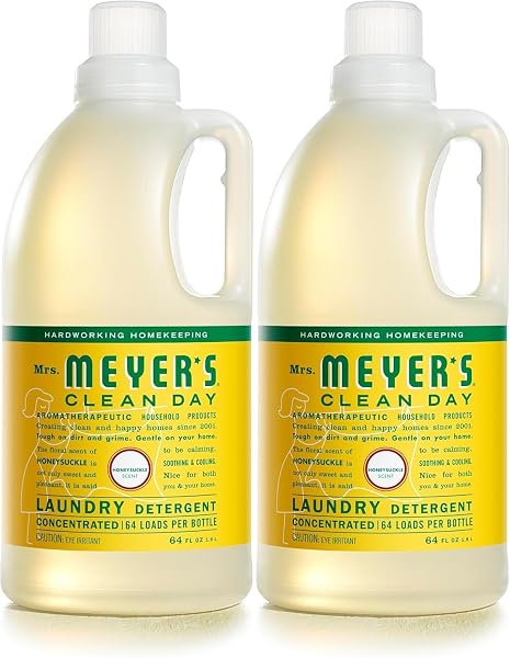 MRS. MEYER’S CLEAN DAY LIQUID LAUNDRY DETERGENT, INFUSED...