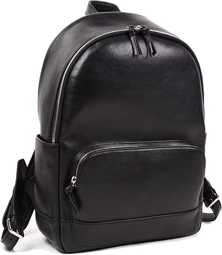Amazon Co Jp 本革 メンズ レザー リュックサック 黒 革 軽量 おしゃれ Dパック シューズ バッグ