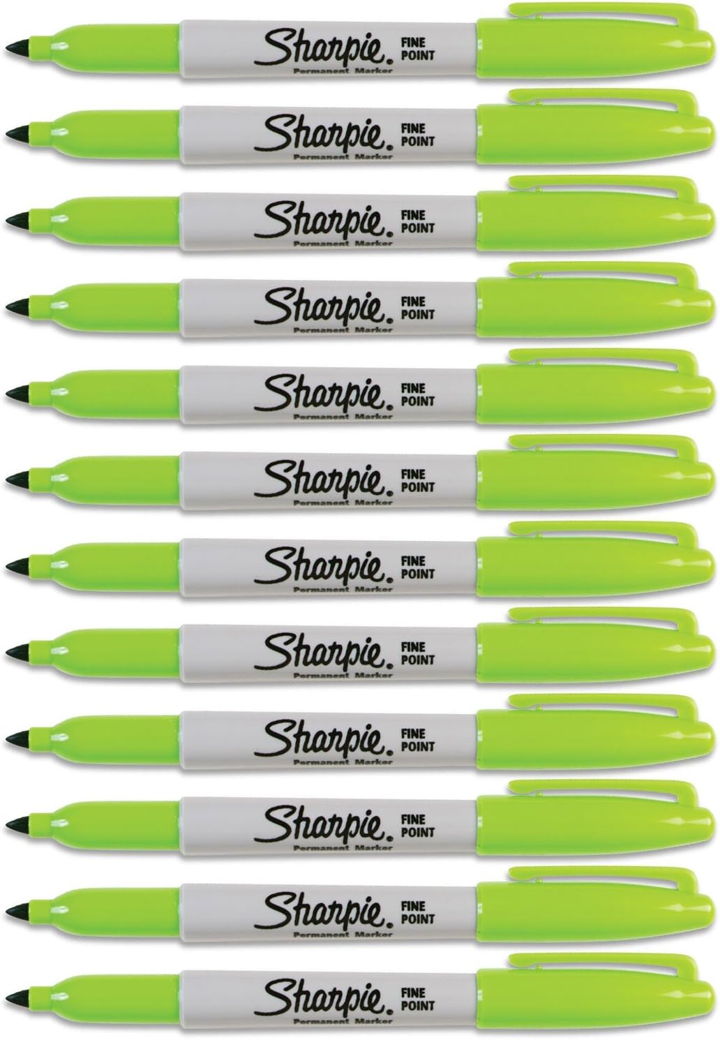 Sanford Corporation 30129 Lime Fine Point Permanent Marker, Sold as a pack of 12