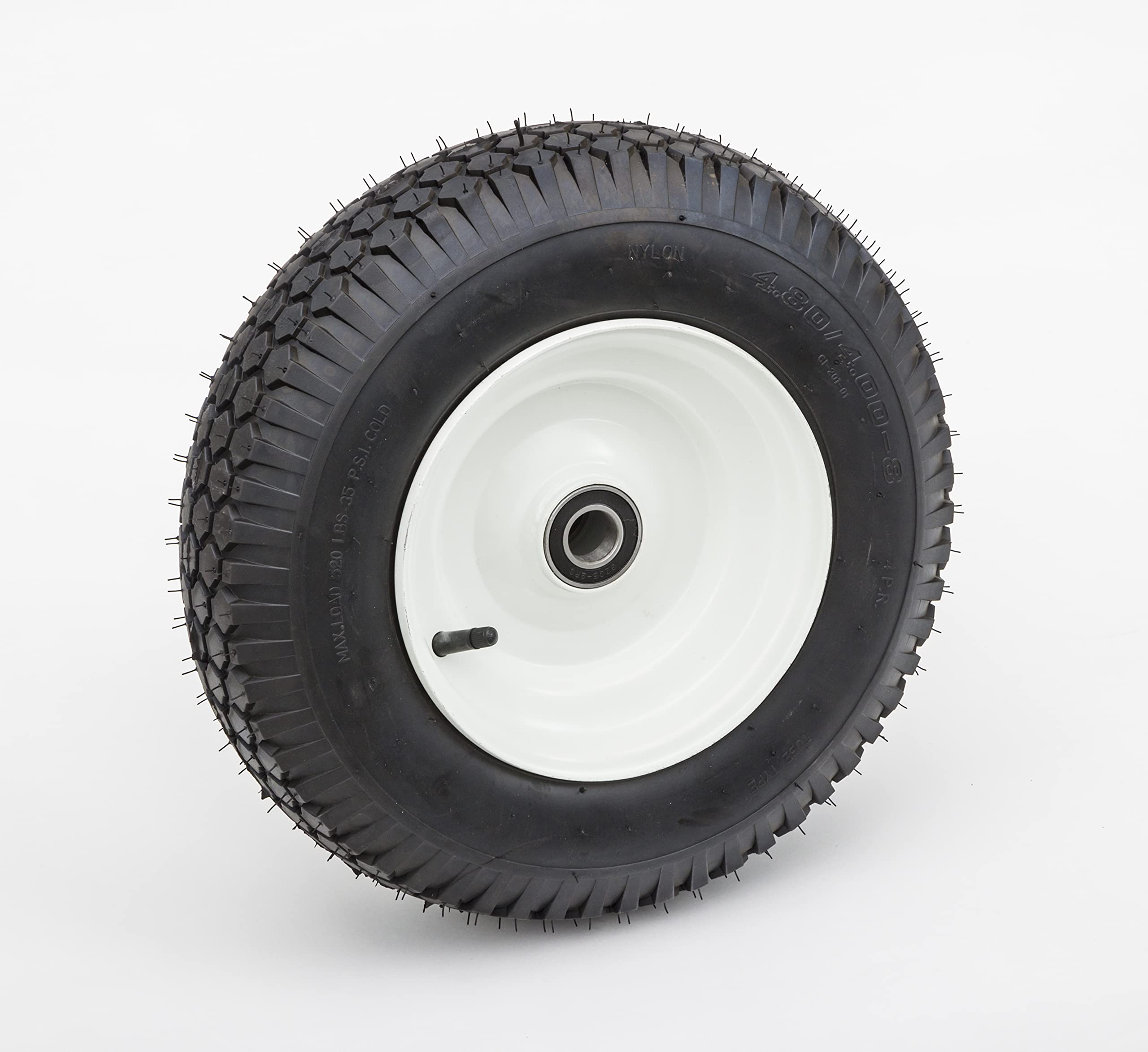 Photo 1 of 16" Pneumatic Tire | Replacement Wheelbarrow Tire | Tire for Handtrucks, ATV Trailers |1" Roller Bearing | 3" Offset Hub
