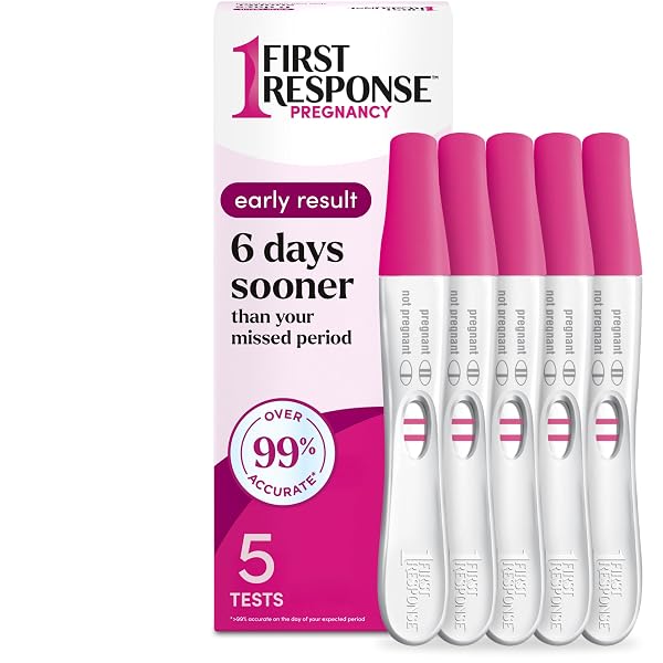 FIRST RESPONSE EARLY RESULT PREGNANCY TEST, 5 COUNT...