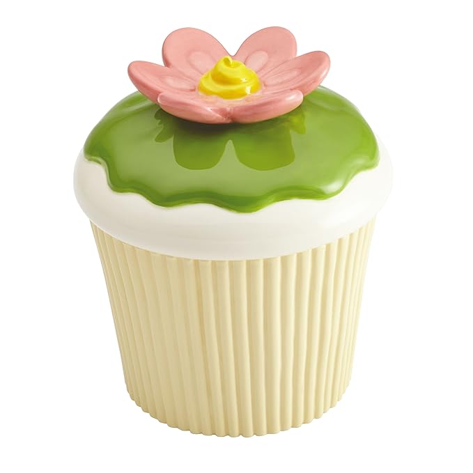 Cake Boss Novelty HandPainted Ceramic Cookie Jar CupCake style
