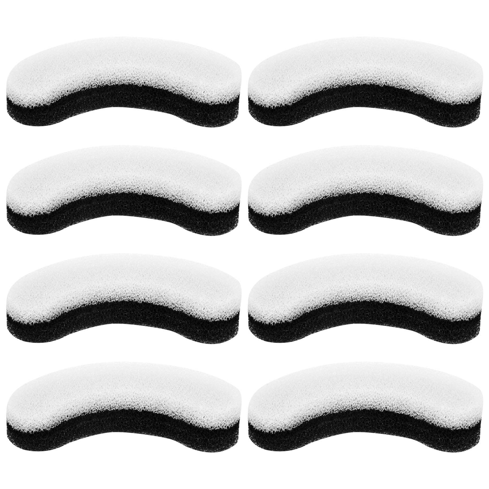 Hopbucan 8Pcs Pet Water Fountain Filters Water Fountain Sponge Filter Replacement for WF050 Fountain