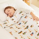 HOSUKKO Weighted Blanket - 10 lbs Engineering Vehicles Heavy Blanket - Breathable Blanket(41 * 60 inches, 10 lbs)