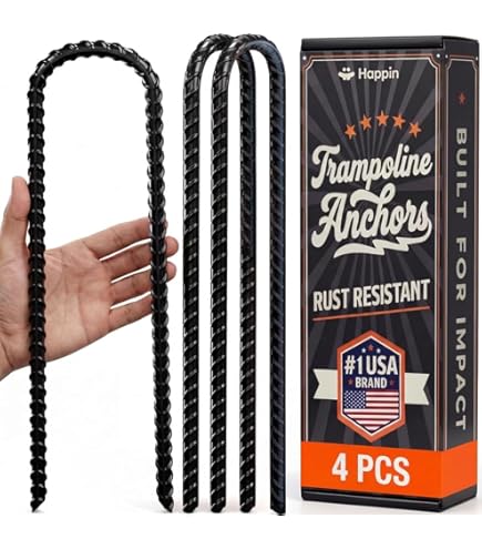Amazon.com : Happin® Trampoline Stakes, Trampoline Accessories