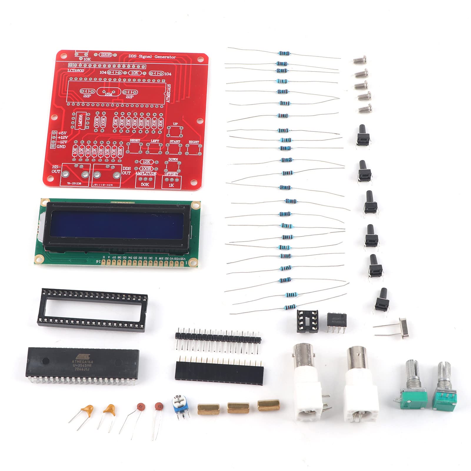 DDS Function Generator Module Diy Kit DDS Parts Red