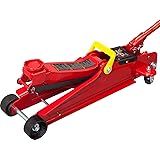 Torin Big Red Hydraulic Trolley Floor Jack With Carrying Case 2 Ton Capacity T82012 Amazon In Car Motorbike