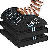 WADCIMC Foot Rest for Under Desk at Work, Foot Stool with Washable Cover, Comfortable Office Desk Accessories, Comfortable Footrest with 3 Adjustable Heights, for Offices Gaming Chair, for Leg Support