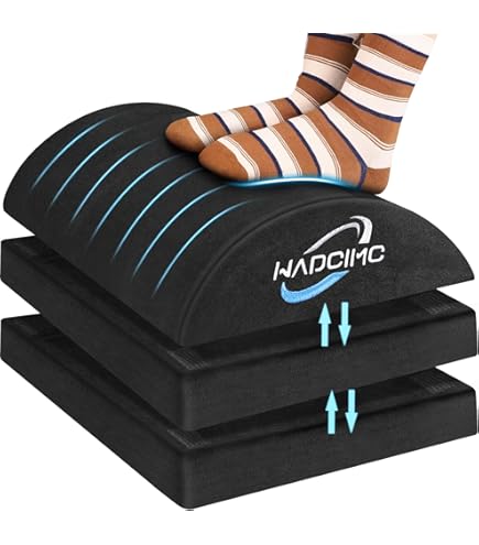 Under Desk Foot Stool, Foot Rest, Movable Leg Comfort Stand