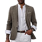 PJ PAUL JONES Mens Casual Sport Coat Blazer Two Buttons Lightweight Business Jackets