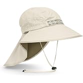 Sunday Afternoons Adventure Hat UPF 50+ Outdoor Sun Hat | Neck cape for extended coverage, breathable design, adjustable fit, water and stain resistant, moisture-wicking sweatband