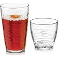 Libbey Orbita 16-Piece Tumbler and Rocks Glass Set