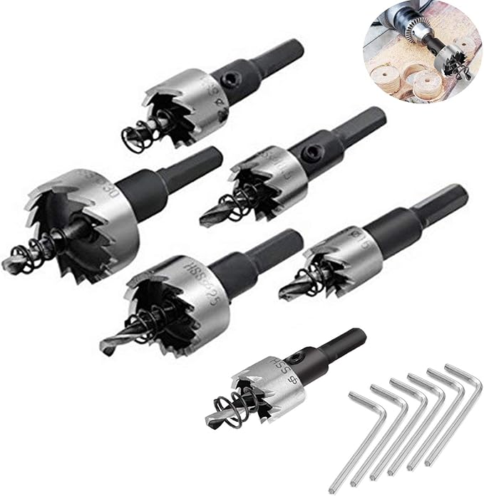 Fresa A Tazza HSS 32mm Per Metallo | Perfora Acciaio, Ferro, Rame E Ottone Con Precisione - Foto 8