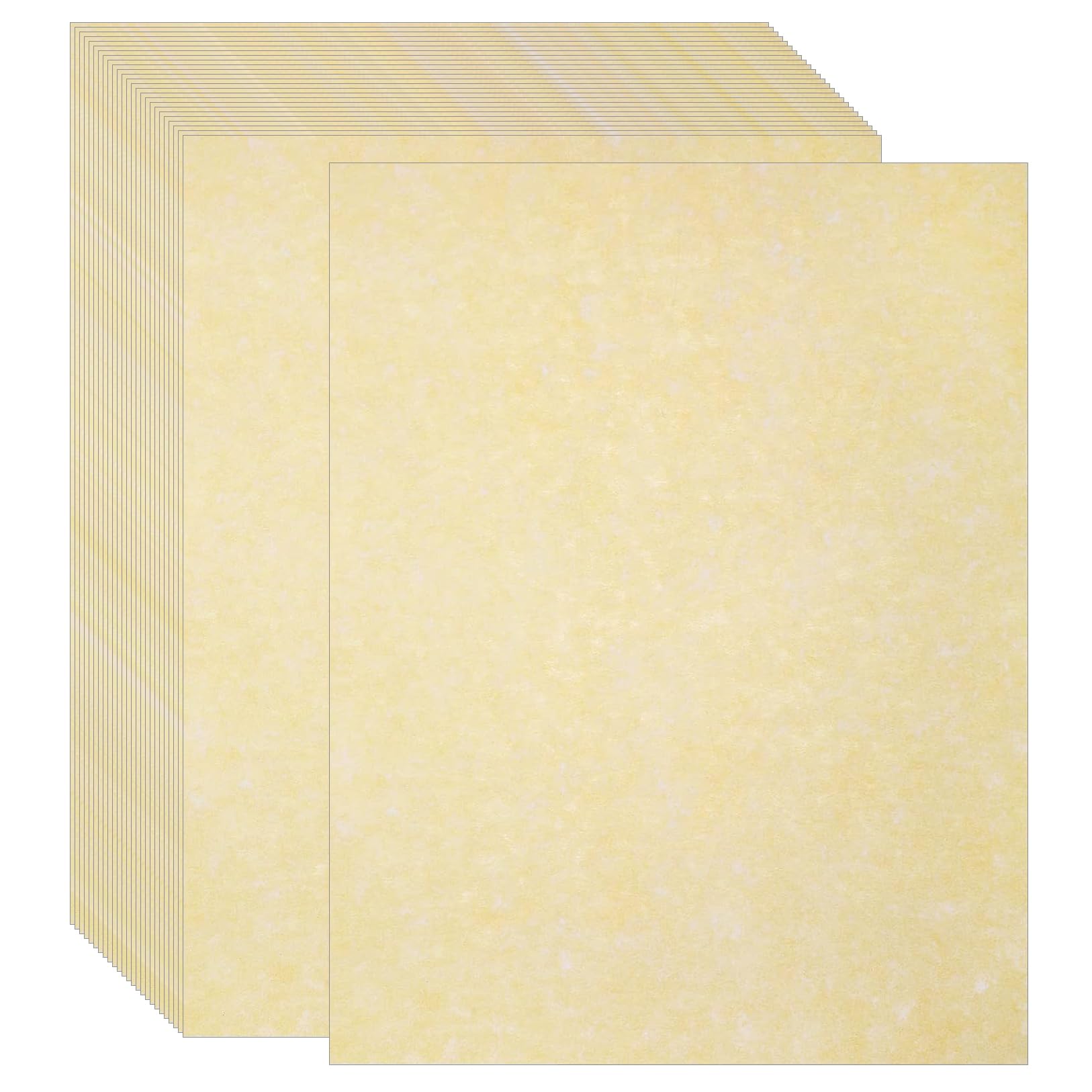 Acidea 100 Sheets Old Age Parchment Paper, 180GSM Thickened A4 Printed Parchment Papers, Vintage Antique Textured Double Side Printing Parchment Paper for Certificates, Resume, Diploma, Writing