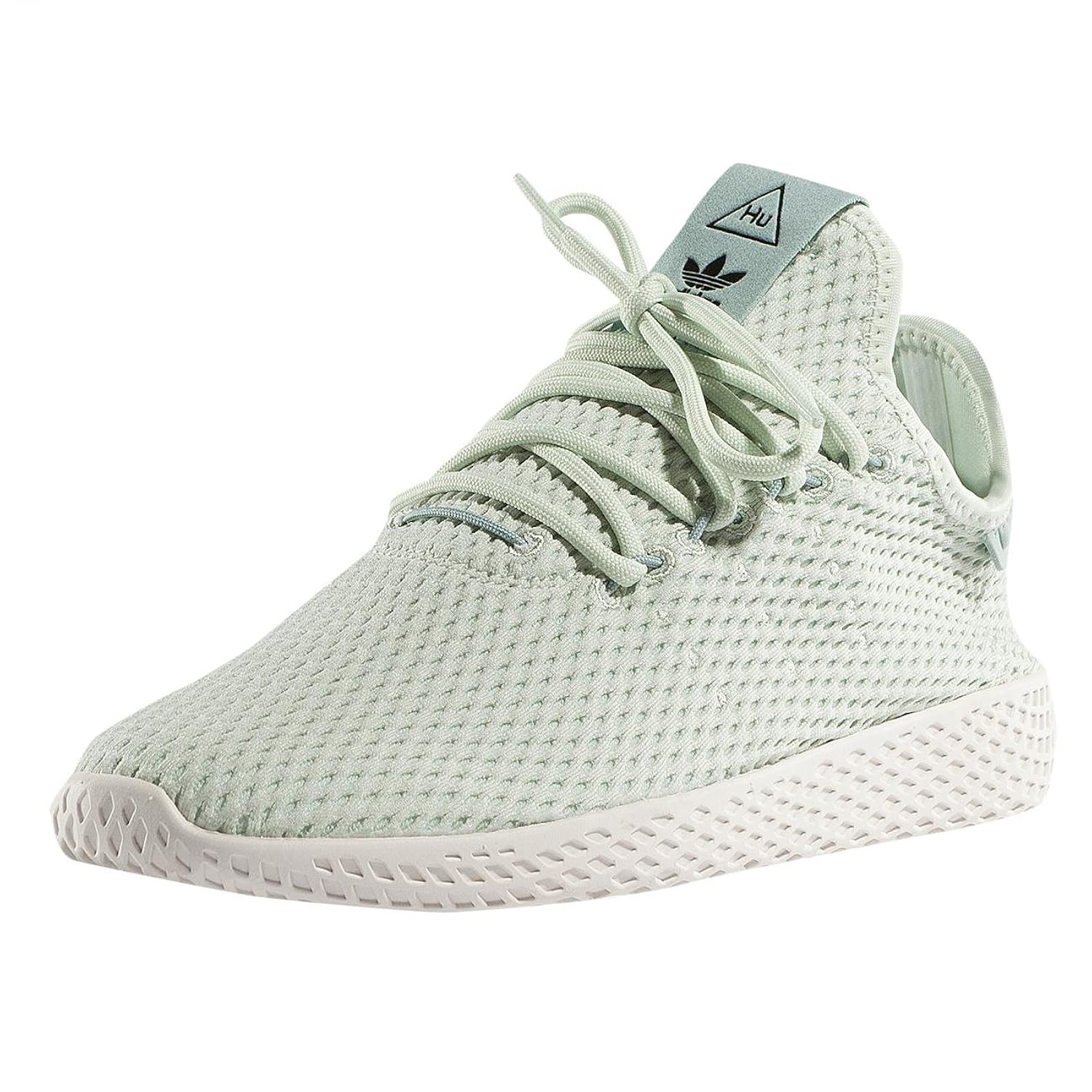 adidas Originals Pharrell Williams Tennis Hu White Blue Textile Youth Trainers