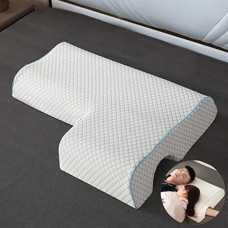 Amazon Com Goadafoo Cuddling Arm Sleeper Pillow For Men Women Neck Pillow Cervical Spooning Couples Pillows Memory Foam Large 4 Colors Home Kitchen