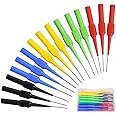 10Pcs Test Back Probe Kit, 0.7mm Wire Piercing Probe Insulation Back Probes, Piercing Needle Multimeter Test Probe for 4mm Ba