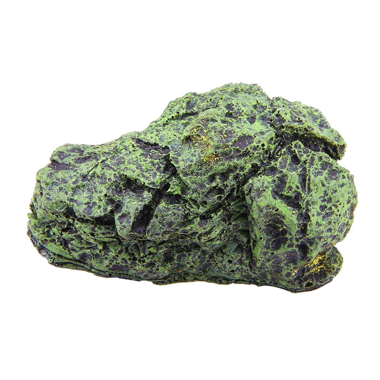 Garosa Turtle Fish Hiding Cave Stone Cave Shelter Reptile Basking Hide for Reptile Turtle Frog Zoo Aquarium Decoration (S10*7 * 7)