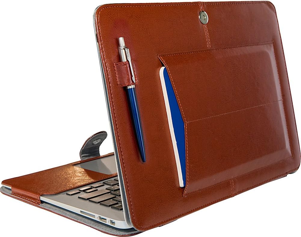 Bluebonnet All-in-1 Case for 13-Inch MacBook Pro/MacBook Air (Chestnut Brown) (002BR)