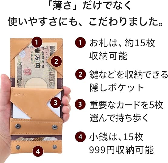 Amazon 薄い財布 Abrasus アブラサス ダンボーver Abrasus アブラサス 財布