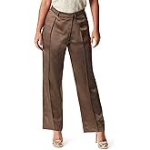 Sam Edelman Sportswear Women's Devyn High Rise Front Crossover Slight Taper Wide Leg Trouser Standard