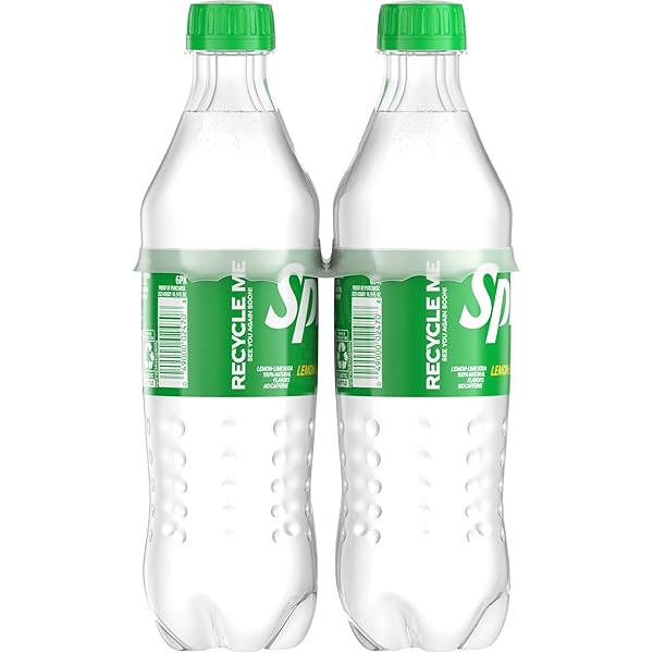 SPRITE LEMON-LIME CAFFEINE FREE SODA SOFT DRINK BOTTLES, 16.9 FL OZ, 6 PACK