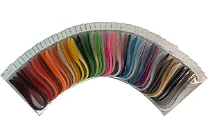 QUILLED CREATIONS Solid Colors Quilling Paper Pack Bundle (1/8")