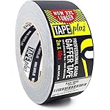 Gaffers Tape - 2 Inch by 40 Yards in Black - Get 33% More! High End Professional Grade - Gaffer Tape is the Perfect Alternative to Duct Tape, Electrical Tape, and other Adhesives