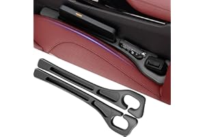YLXGT Car Seat Gap Filler Organizer Universal for Car SUV Truck Accessories Seat Gap Plug Blocker with Storage Slot Black 2 Pack