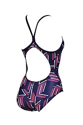 ARENA Girls' Swimsuit Puzzled Team Print MaxLife