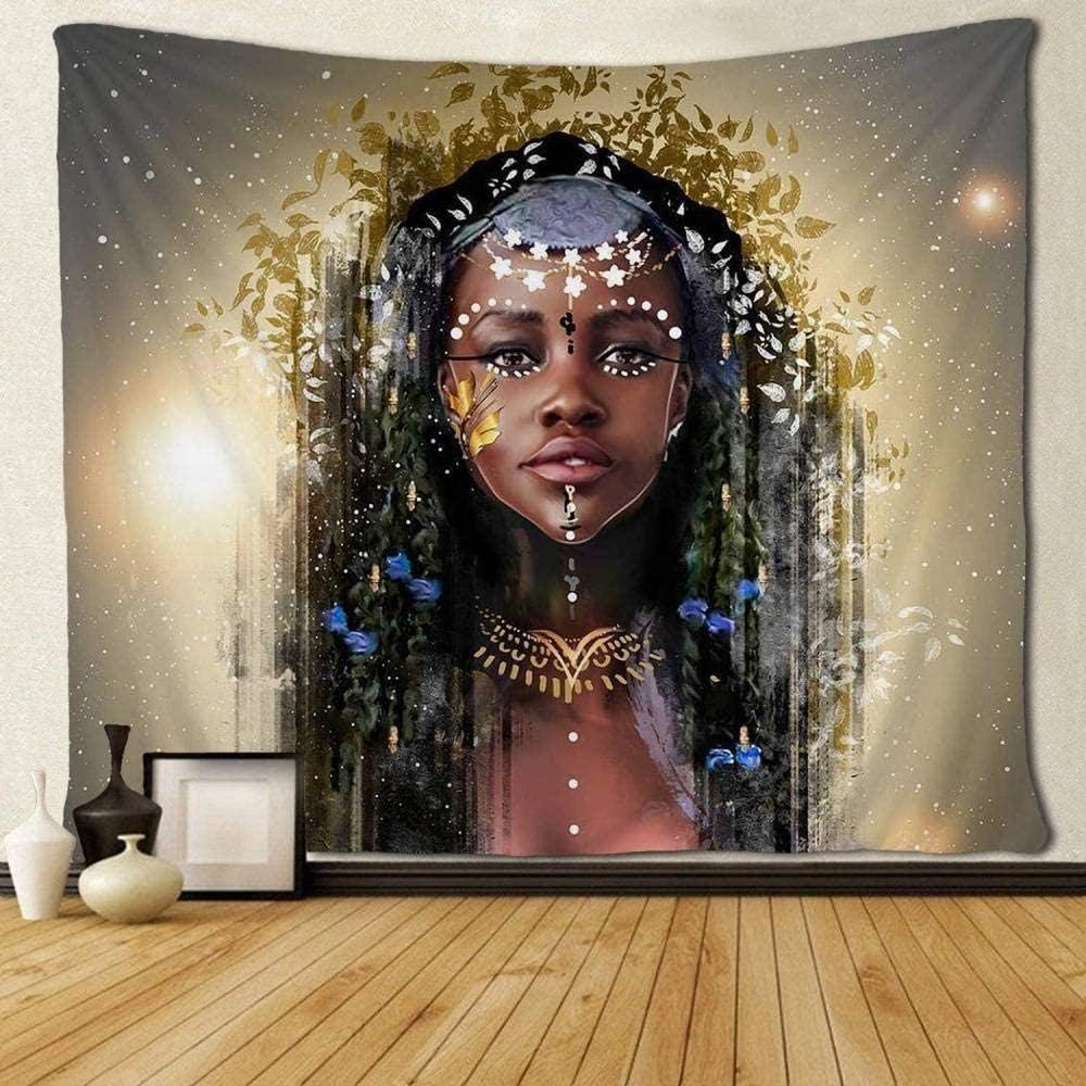 Tapestry Black Girl Afro Girl African American Girl Black Art