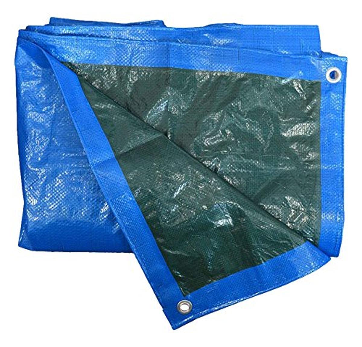 HomeMaison Waterproof Tarpaulin with Eyelets PVC Blue 500 x 800 cm