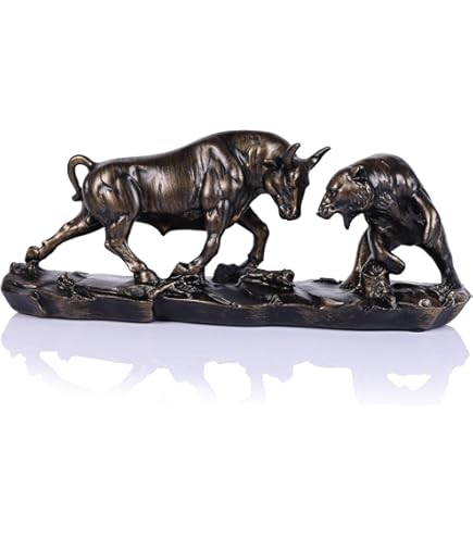 Amazon.com: Veronese Design 6 吋高華爾街股市牛熊撲滅金融經紀