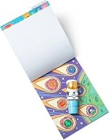 Melissa & Doug Sticker WOW Astronaut 24-Page Pad 300 Stickers Stamper FSC view 4