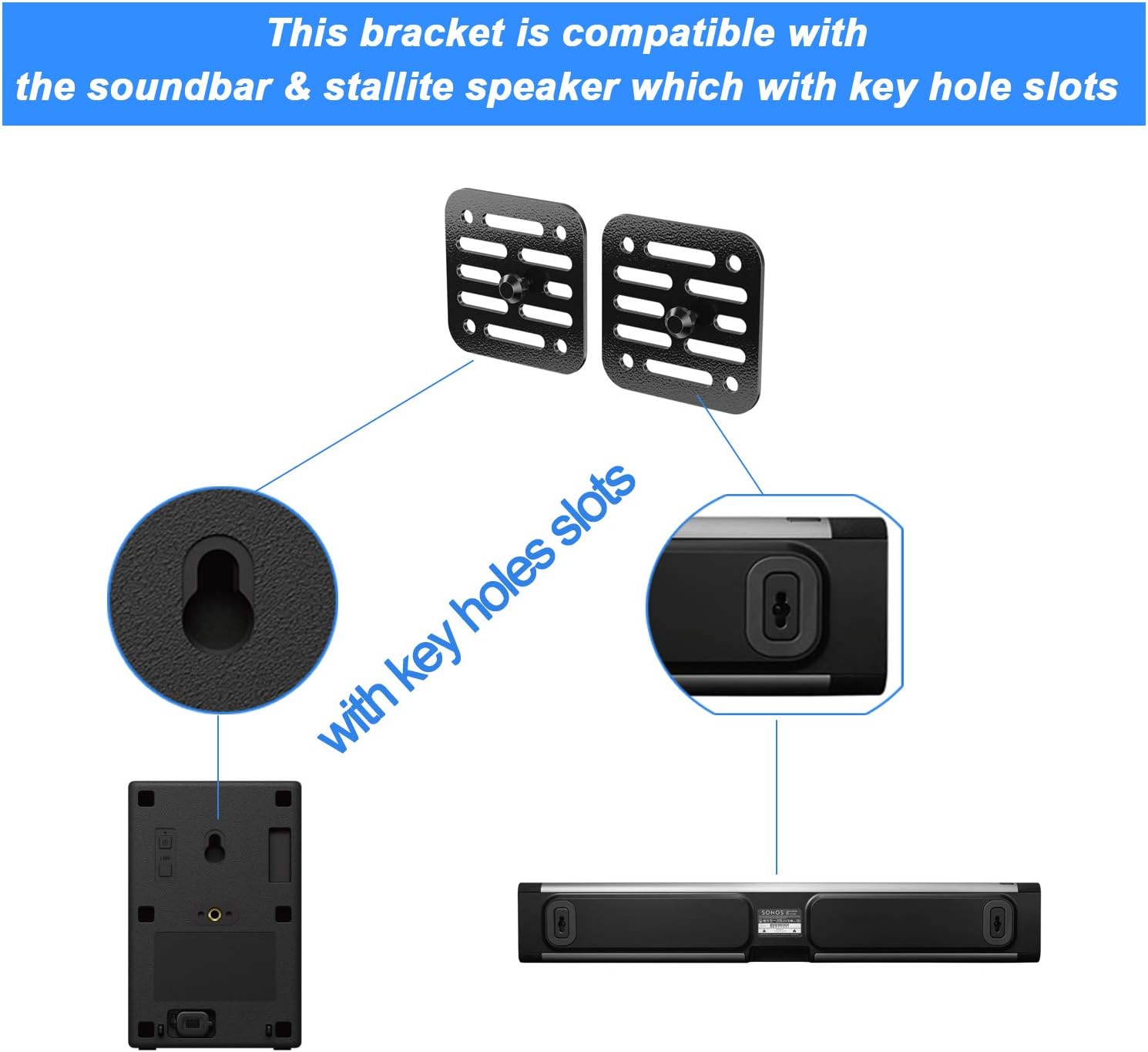 yamaha sound bar mounting brackets