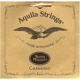 Aquila AQ-1CH Charango Strings &ndash; 1 Set of 5 &ndash; New Nylgut Synthetic Gut for Rich Tone, Authentic Feel &amp; Stable Tuning