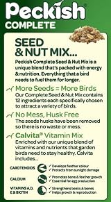 Peckish 60051246 Complete Seed and Nut No Mess Wild Bird Food 20 kg Natural view 2