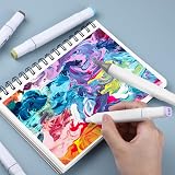 Thboxes A5 Sketch Book, 200GSM 40 Sheets Hardcover Spiral Bound 80 Pages view 7