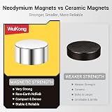Wukong N45 Tiny Magnets 3x2mm 60 Pack Small Round Magnets for Craft Models view 4
