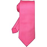 Classic Mens Solid Ties Formal Neck Tie for Business Wedding Interview Office Wear